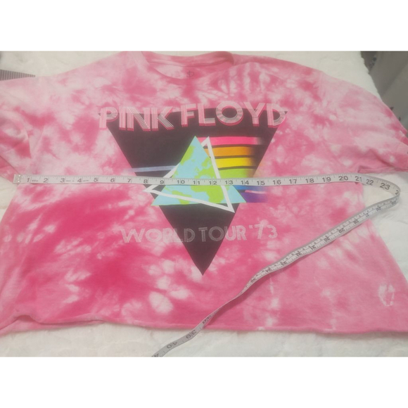 Women's Unbranded Pink Floyd T-shirt, Size L, Pink Tie Dye - Picture 7 of 8